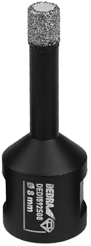 Grąžtas Dedra iedinis deimantinis grtas Vacuum brazed M14 8mm