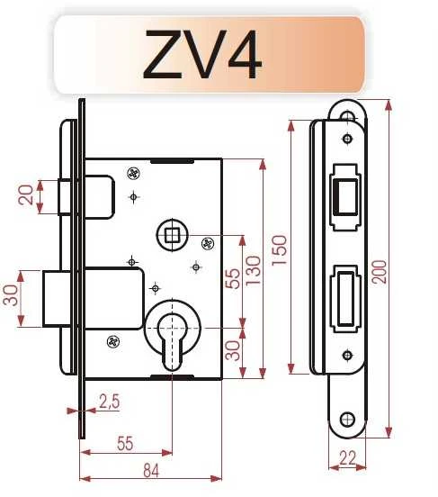 ĮLEIDŽIAMA SPYNA ZV4-1/2 407Z-35801/C-43