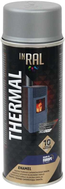 Dažai aerozoliniai INRAL THERMAL 400ml atsparūs karščiui