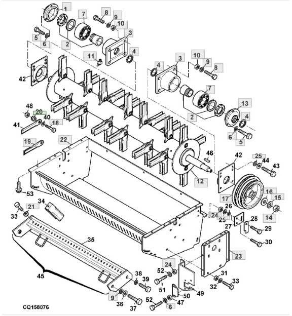 Įvorė smulkinimo peiliukui JOHN DEERE Z51243