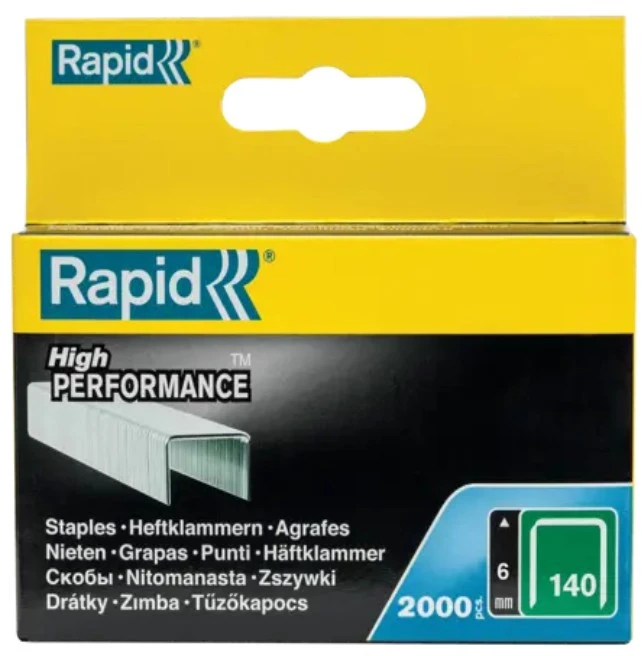 Kabės „Rapid" 140/6 2000 vnt.