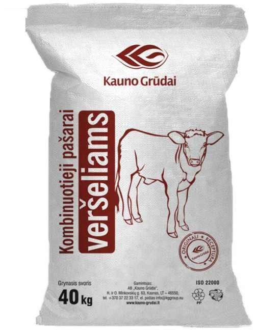 Kombinuoti pašarai galvijų prieaugliui (6-12 mėn) 40 kg