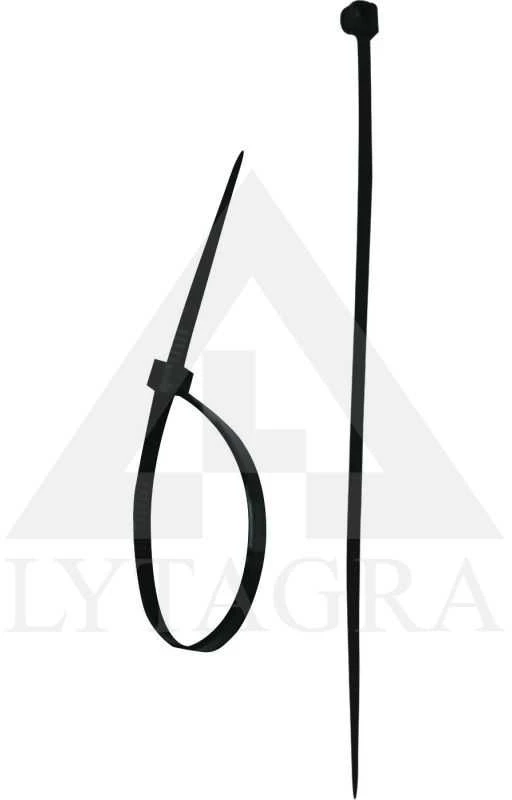 Laidų tvirtinimo dirželiai Dedra 11C48201 4,8X200 mm, 25 vnt.