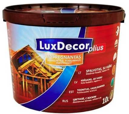 Medienos impregnantas LUXDECOR palisanderio spalvos 10 L