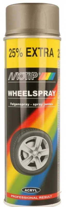 MOTIP Dažai ratlankiams, plieno spalvos 500ml