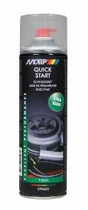 Priemonė lengvinanti variklio užvedimą QUICK START 500ml, BL, Motip