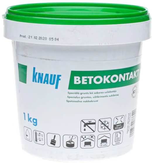 Knauf Neįgeriančių mineralinių paviršių gruntas