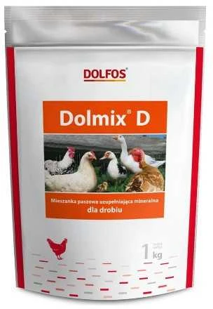 Mineraliniai papildai paukščiams DOLFOS DOLOMIX D, 1kg