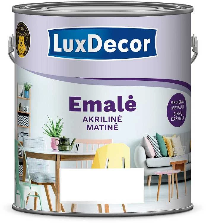 Luxdecor PRIMACOL EMALĖ 2.5L MATINĖ ABSOLIUTUS JUODUMAS