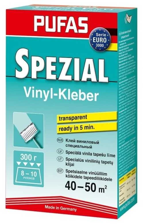 Pufas Werk KG (Vokietija) PUFAS specialūs vinilinių tapetų klijai SPEZIAL VINYL, Pakuotė: 300g