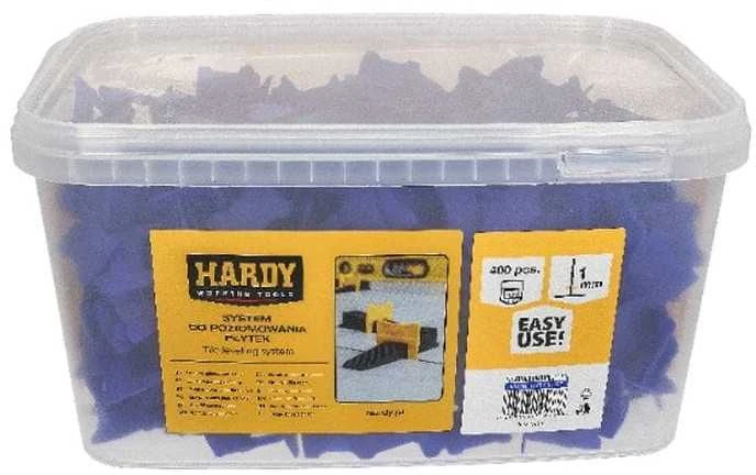 Plytelių išlyginimo sistema Hardy segtukai 1 mm. 400 vnt.