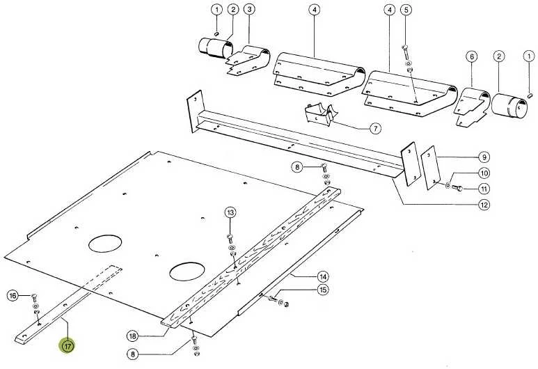 Slydimo juosta CLAAS 650686 plastikinė