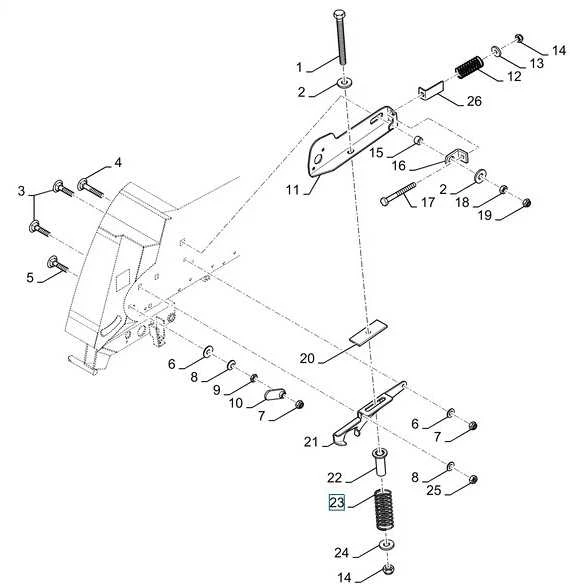 Spyruoklė NEW HOLLAND 80920397