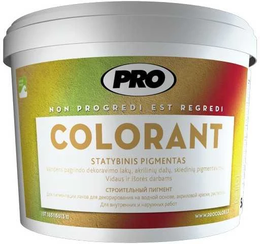 PRO Statybinis pigmentas COLORANT 1,5kg rudas