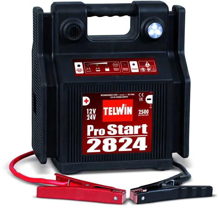 Akumuliatoriaus paleidėjasPRO START (booster) 2824, 12/24V, Telwin