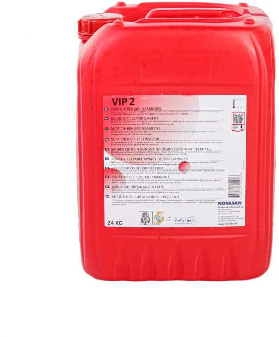 Melžimo linijų ir talpų plovimo priemonė Novadan VIP-2 , 24 kg
