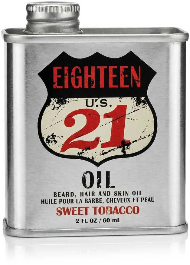 1821Manmade Aliejus barzdai, plaukams ir odai 18.21 Man Made Beard, Hair & Skin Oil Sweet Tobacco OIL2ST, 60 ml