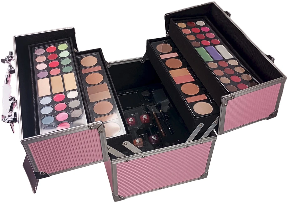 2K Games 2K Miss Pinky Born to Be Rožinė Makeup Palette moterims, 129,4 g