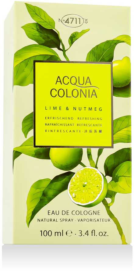 4711 Acqua Colonia Lime And Nutmeg EDC odekolonas unisex, 100 ml