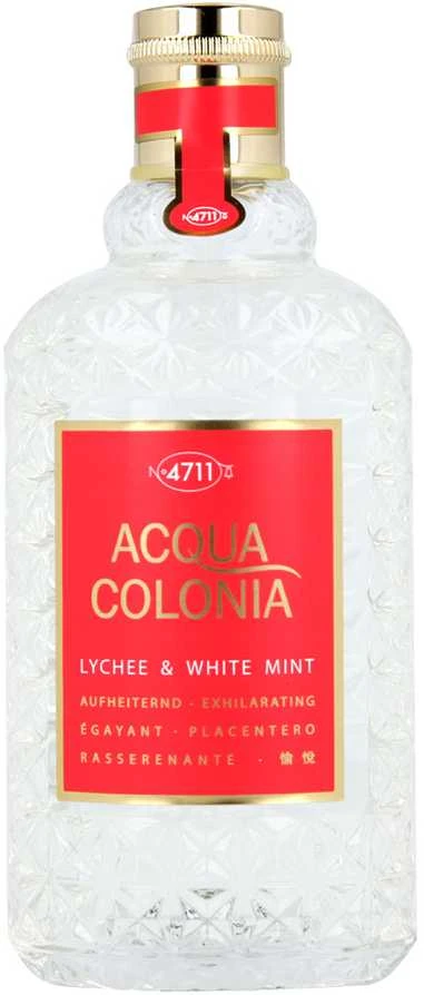 Odekolonas 4711 Acqua Colonia Lychee - Baltas Mint Eau De Cologne Purškiklis 170ml