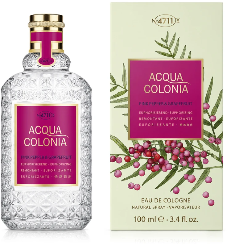 4711 Acqua Colonia Rožinė Pepper & Grapefruit EDC odekolonas unisex, 100 ml