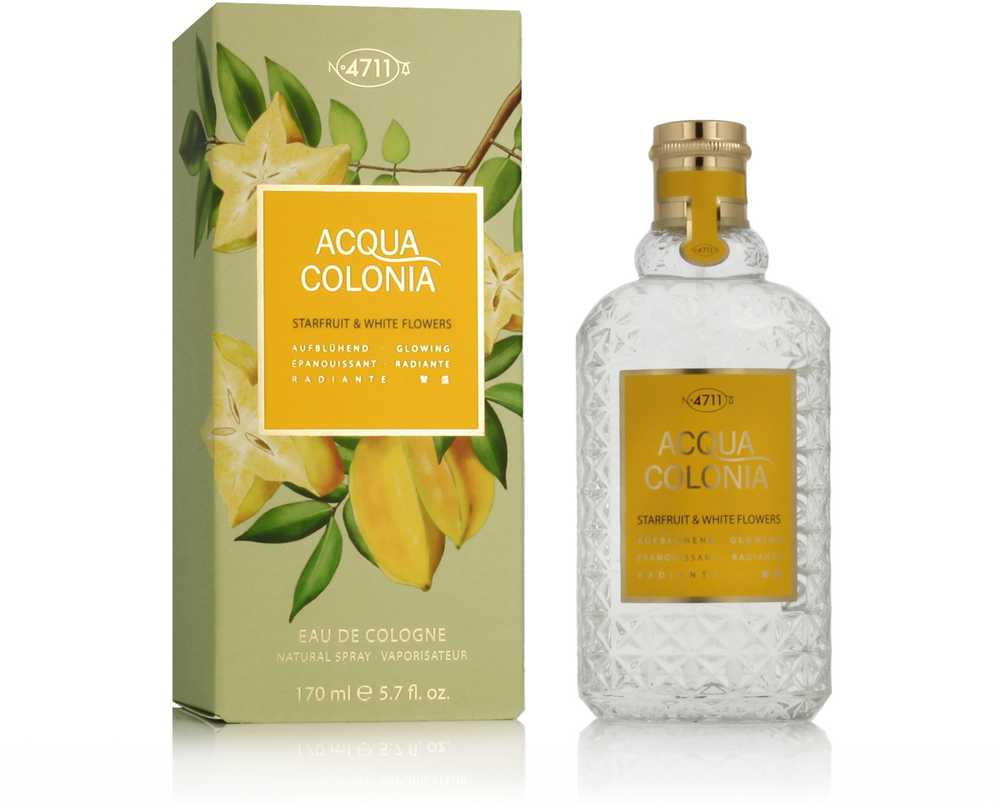 Odekolonas 4711 Acqua Colonia Starfruit and Baltas Flowers Eau De Cologne Purškiklis 170ml