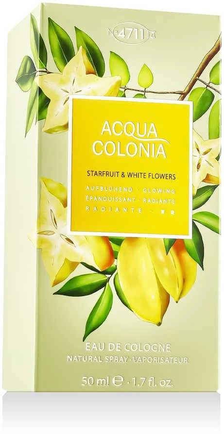 Odekolonas 4711 Acqua Colonia Starfruit and Baltas Flowers Eau De Cologne Purškiklis 50ml