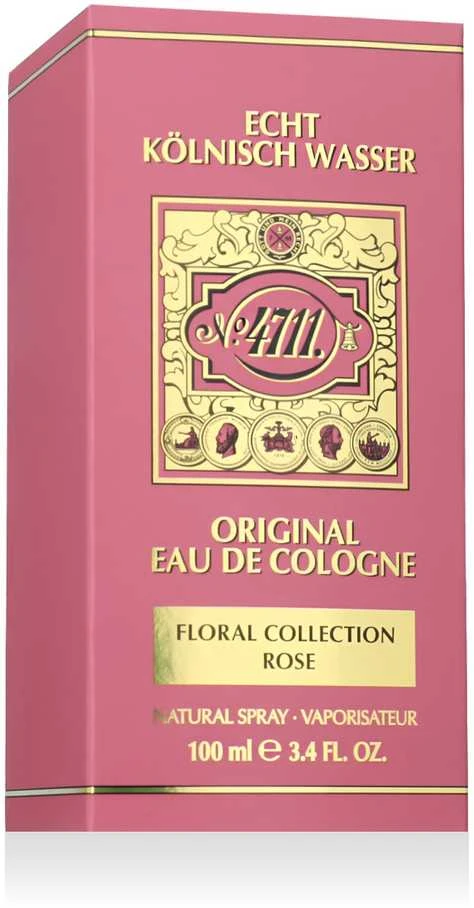 4711 Floral Collection Rose EDC odekolonas unisex, 100 ml
