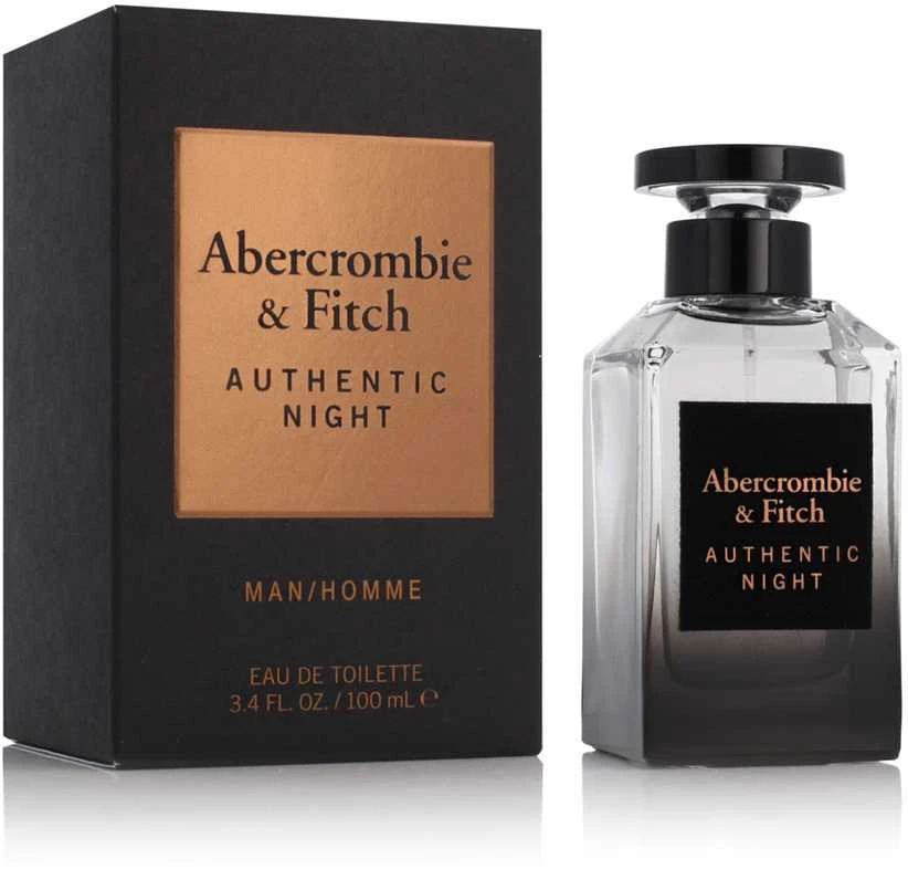 Abercrombie & Fitch Authentic Night EDT tualetinis vanduo vyrams, 100 ml