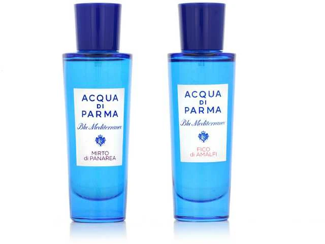 Set Acqua di Parma: Blu Mediterraneo - Fico di Amalfi Eau De Toilette Unisex, 30 ml + Mėlyna Mediterraneo - Mirto di Panarea Eau De Toilette Unisex, 30 ml