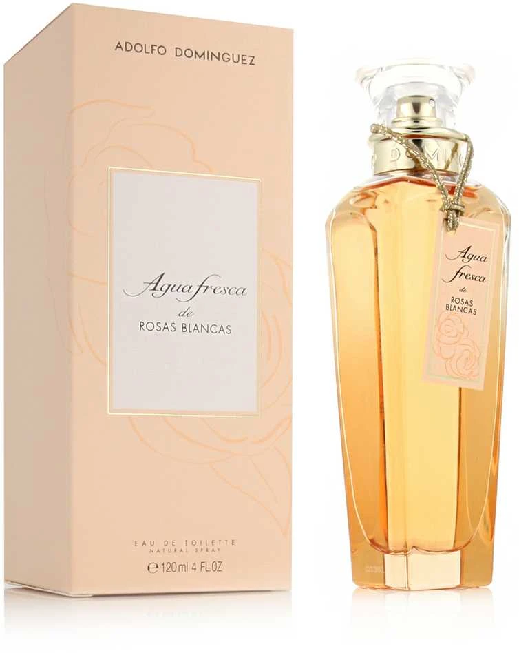 Tualetinis vanduo Adolfo Dominguez Agua Fresca De Rosas Blancas Eau De Toilette Purškiklis, 120ml 2017