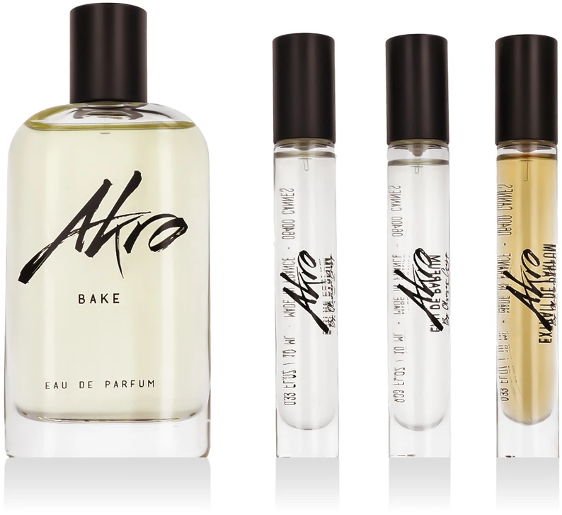 Akro The Icons Bake EDP 100 ml + 2 x EDP MINI 10 ml + Extrait de Parfum MINI 10 ml (unisex)
