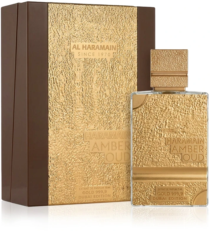 Al Haramain Amber Oud Gold 999.9 Dubai Edition ekstraktinis kvepalų purškiklis 75ml