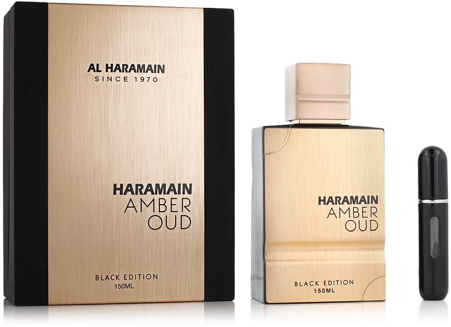 Al Haramain Amber Oud Juodas Edition EDP parfumuotas vanduo unisex, 150 ml
