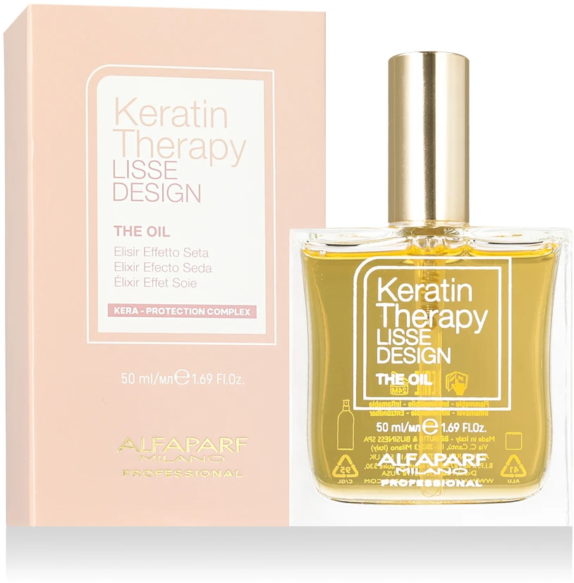 Alfaparf Milano Lisse Design Keratino terapijos aliejus 50ml