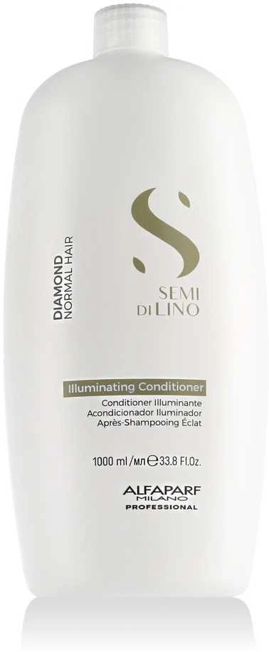 Alfaparf Milano Semi di Lino Diamond Illuminating Spindesio suteikiantis plaukų kondicionierius, 1000 ml