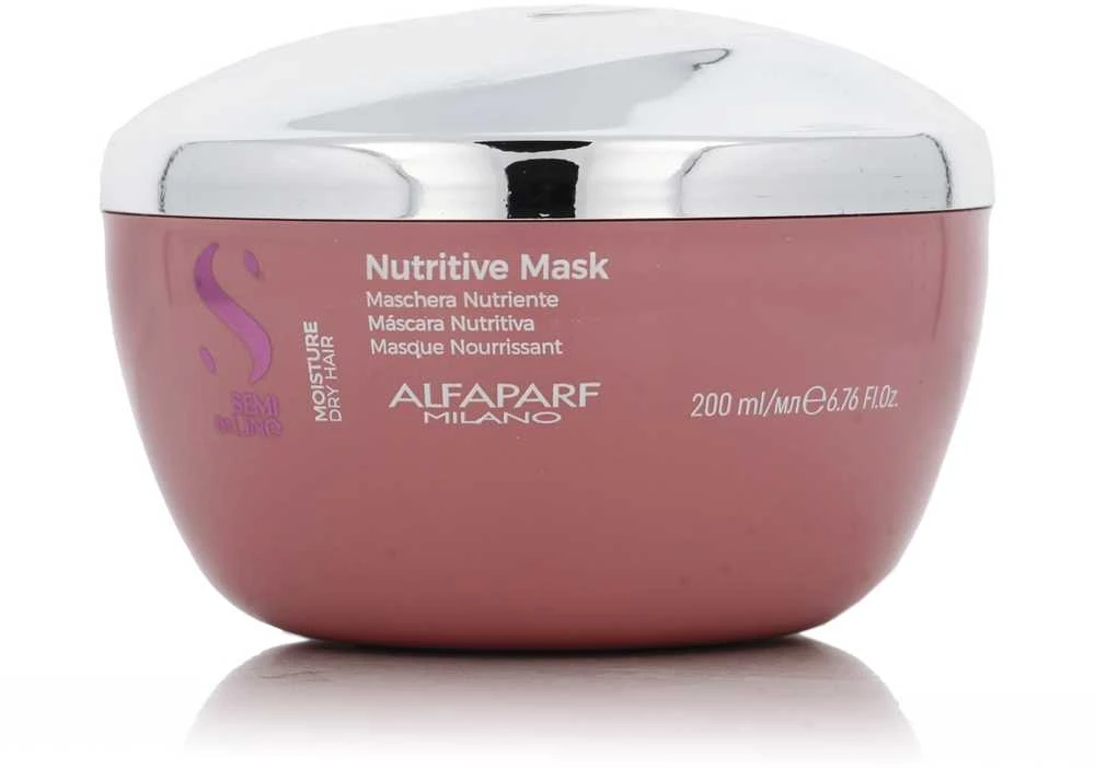 Kaukė plaukams Alfaparf Semi Di Lino Moisture Nutritive Mask, 200 ml