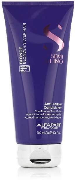 Alfaparf Milano Semi Di Lino Skirtas šviesiems plaukams and Sidabrinis kondicionierius 200ml