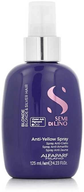 Alfaparf Milano Semi Di Lino Skirtas šviesiems plaukams and Sidabrinis Purškiklis natūraliai šviesiems tiek šviesintiems plaukams 125ml