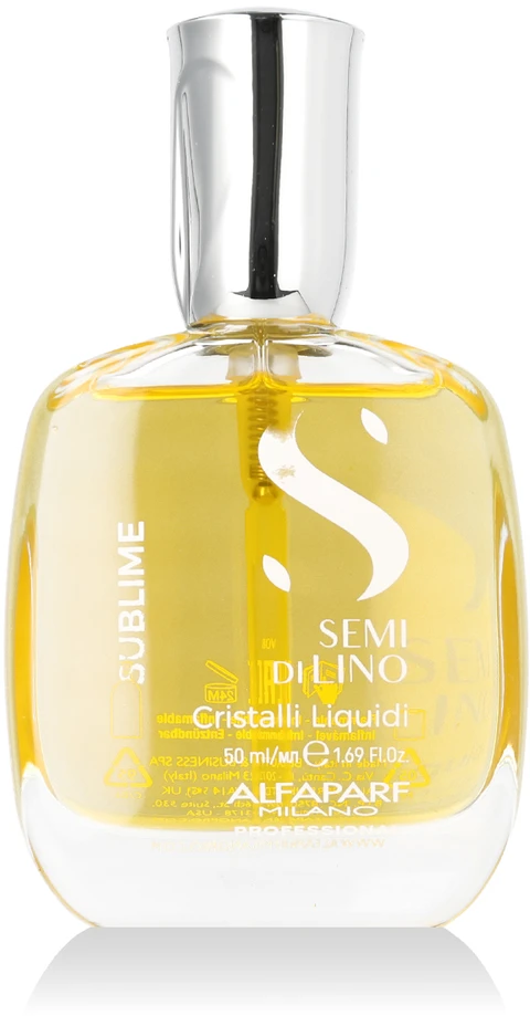 Alfaparf Milano Semi Di Lino Sublime Cristalli Liquidi spindesio suteikiantis plaukų aliejus 50ml