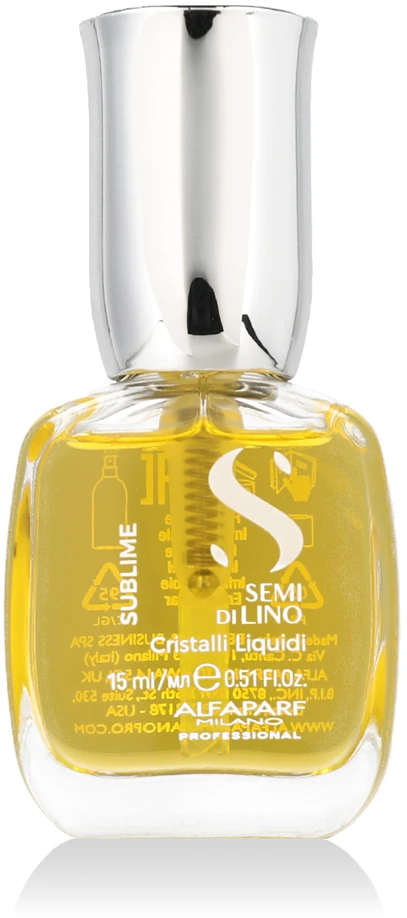 Alfaparf Milano Semi Di Lino Sublime aliejus Visų tipų plaukams 15ml