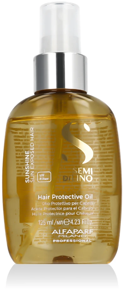 Alfaparf Milano Semi Di Lino Sunshine Hair Protective Oil nenuplaunamas apsauginis aliejus plaukams su UV filtru, 125 ml