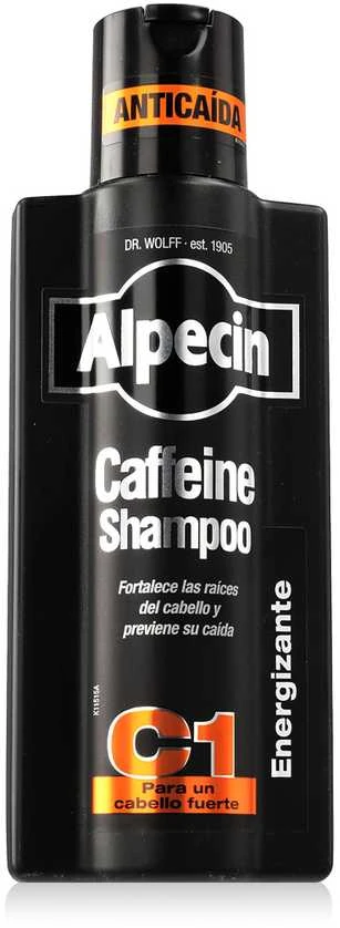 Alpecin Caffeine Juodas Edition šampūnas nuo plaukų slinkimo C1, 375 ml