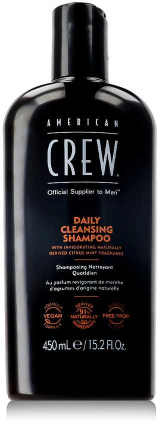 „American Crew Daily Cleansing“ plaukų šampūnas atgaivinimui, 450 ml