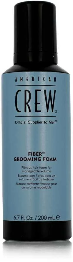 American Crew Fiber Grooming Foam vidutinės fiksacijos plaukų putos 200ml