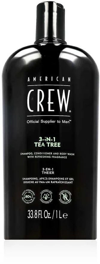 American Crew 3-IN-1 arbatmedis Šampūnas