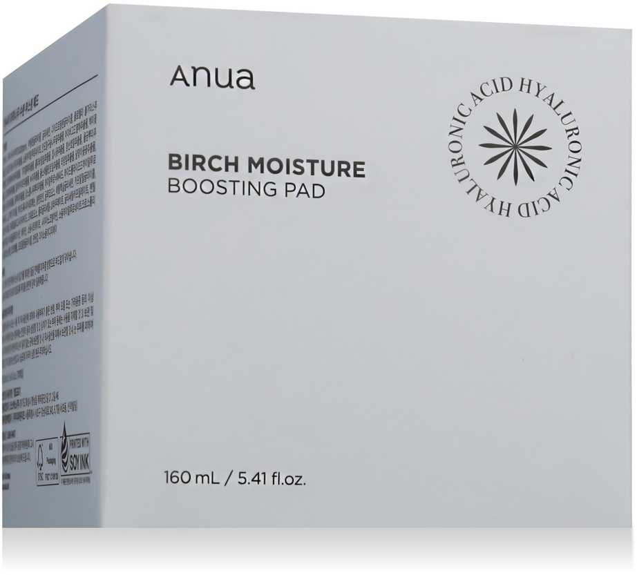 Anua Birch Moisture Boosting Pad Tonerio padeliai, 70 vnt/160 ml