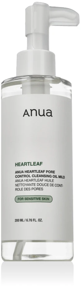 „Anua Heartleaf“ porų kontrolės valomasis aliejus, švelnus, 200 ml