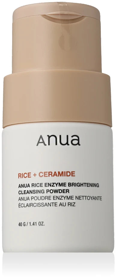 Anua Rice + Ceramide Enzyme Brightening Valomasis Pudra enziminė veido valomoji pudra, 40 g