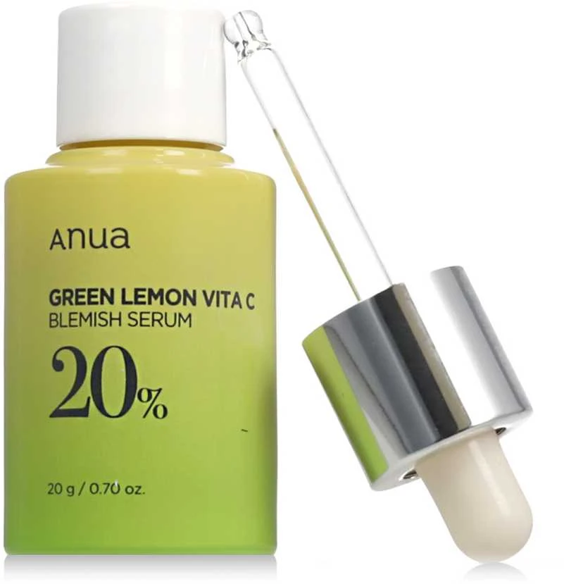 Anua Žalias citrinų ir vitamino C 20 % serumas veidui nuo spuogų, 20 ml